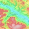Mapa topográfico Sondershausen, altitud, relieve