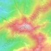 Mapa topográfico Branderschrofen, altitud, relieve