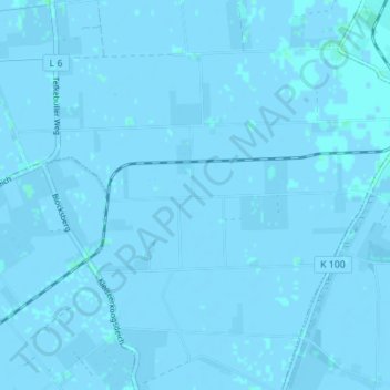 Mapa topográfico Kleiseerkoog, altitud, relieve