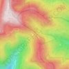 Mapa topográfico Seibelseckle, altitud, relieve