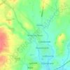Mapa topográfico Milton on Stour, altitud, relieve