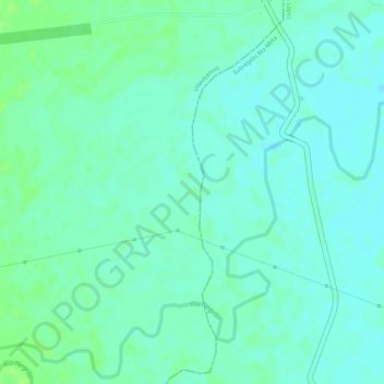 Mapa topográfico Macaregua, altitud, relieve