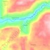 Mapa topográfico Pimpilito, altitud, relieve