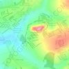 Mapa topográfico Reisidencial Hebrom, altitud, relieve