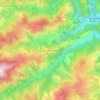 Mapa topográfico Saint-Étienne-de-Serre, altitud, relieve