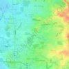 Mapa topográfico Moco, altitud, relieve