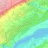 Mapa topográfico Rivière Champlain, altitud, relieve