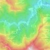 Mapa topográfico Pruno, altitud, relieve