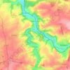 Mapa topográfico Niederstriegis, altitud, relieve