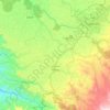 Mapa topográfico Timbío, altitud, relieve