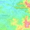 Mapa topográfico Limache, altitud, relieve