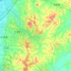 Mapa topográfico 玉潭镇, altitud, relieve