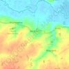 Mapa topográfico Barsham, altitud, relieve