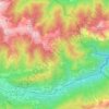 Mapa topográfico Re, altitud, relieve