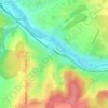 Mapa topográfico Rémelfing, altitud, relieve