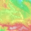 Mapa topográfico Big Bear City, altitud, relieve