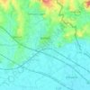 Mapa topográfico Bailleul, altitud, relieve