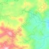 Mapa topográfico La Floresta, altitud, relieve