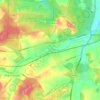 Mapa topográfico Edwinstowe CP, altitud, relieve