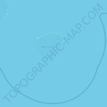 Mapa topográfico Motutunga, altitud, relieve