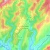 Mapa topográfico Saint-Julien-du-Serre, altitud, relieve
