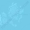 Mapa topográfico العالم, altitud, relieve
