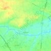 Mapa topográfico Bambecque, altitud, relieve
