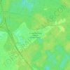 Mapa topográfico Hockenheimring Baden-Württemberg, altitud, relieve