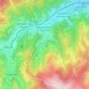 Mapa topográfico Breitenbach-Haut-Rhin, altitud, relieve