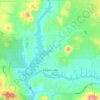 Mapa topográfico Canyon Lake, altitud, relieve