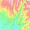 Mapa topográfico Río Grande, altitud, relieve