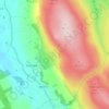 Mapa topográfico Cumrew, altitud, relieve