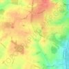 Mapa topográfico Thorley, altitud, relieve