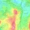 Mapa topográfico Montain, altitud, relieve