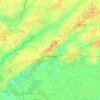Mapa topográfico Löningen, altitud, relieve