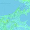 Mapa topográfico Parroquía de Orleans, altitud, relieve
