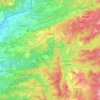 Mapa topográfico Calders, altitud, relieve