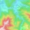 Mapa topográfico Sengouagnet, altitud, relieve