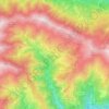 Mapa topográfico Elva, altitud, relieve