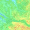 Mapa topográfico Salaspils novads, altitud, relieve