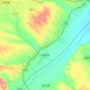 Mapa topográfico 鸣皋镇, altitud, relieve