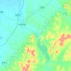 Mapa topográfico 吉林中国新加坡食品区, altitud, relieve