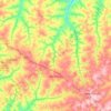 Mapa topográfico Alto Paraná, altitud, relieve
