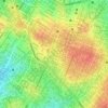 Mapa topográfico Pinozá, altitud, relieve