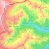 Mapa topográfico Antrona Schieranco, altitud, relieve