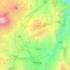 Mapa topográfico Guano, altitud, relieve