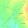 Mapa topográfico 官庄镇, altitud, relieve