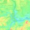 Mapa topográfico Coca, altitud, relieve