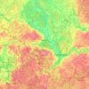 Mapa topográfico Augšdaugavas novads, altitud, relieve