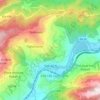 Mapa topográfico Sidi-Aïch, altitud, relieve